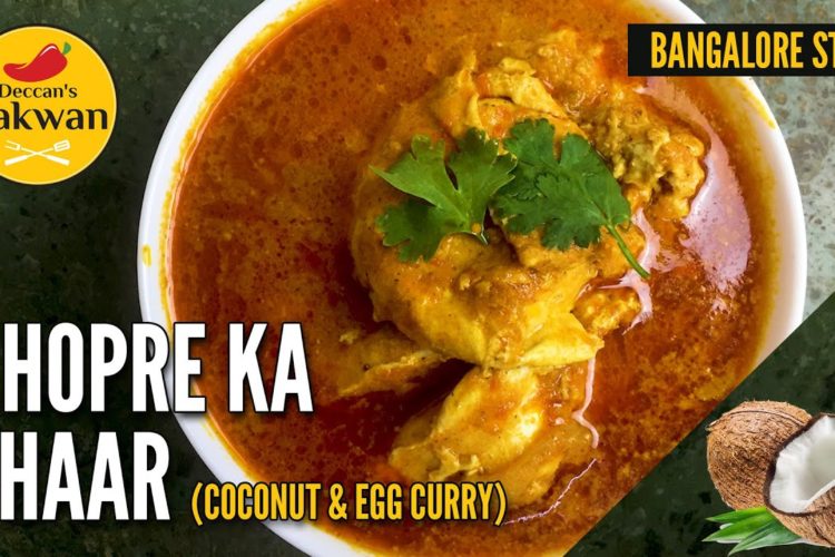 BANGALORE STYLE | KHOPRE KA CHAAR (COCONUT & EGG CURRY)