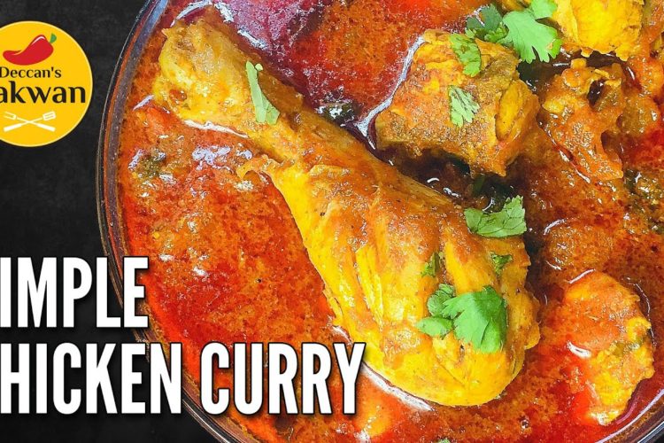 SIMPLE CHICKEN CURRY for BEGINNERS & BACHELORS