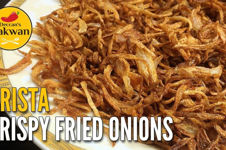 How to make CRISPY FRIED ONIONS | BRISTA