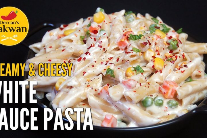 Creamy & Cheesy WHITE SAUCE PASTA